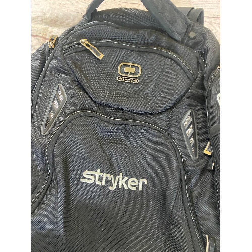 Ogio Unisex Black Casual Full Zip Multi Pocket Back Pack - OS - Picture 2 of 11